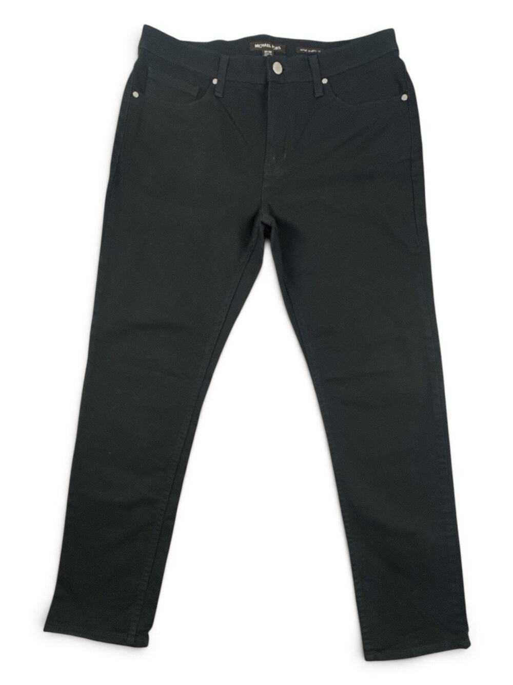 Michael Kors Grant Classic Fit Black Jeans Mens 32X29 Straight Leg Denim Pants